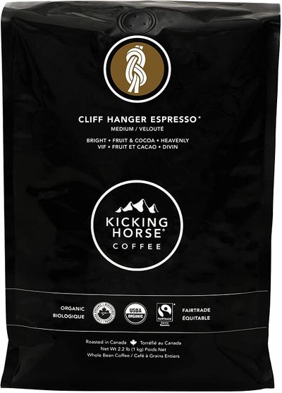 Horse coffee, presso, medium roast, whole beans, 1 kg - certified organic, fair trade On Sale for $ 22.20 (Save $ 2.22) at Amazon Canada