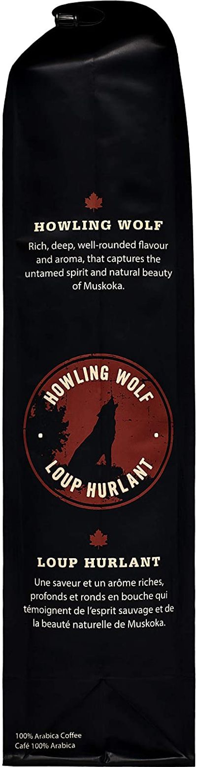 Muskoka Roastery Coffee, Howling Wolf, Medium Dark Roast, Whole Bean Coffee, 454g On Sale for $ 8.99 (Save $ 7.00) at Amazon Canada
