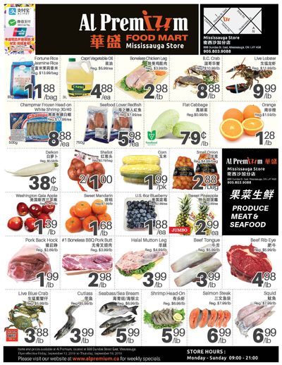 Al Premium Food Mart (Mississauga) Flyer September 13 to 19