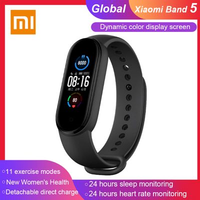 Xiaomi Mi Smart Band 5 Dynamic Color AMOLED Screen 11 Sports Modes Magnetic Charge On Sale for $55.99 at Walmart Canada
