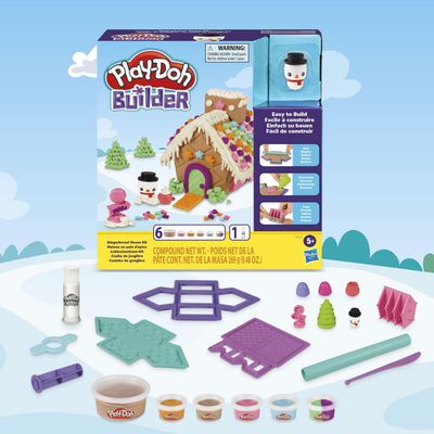 Play-Doh Builder Gingerbread House Toy Building Kit for Kids 5 Years and Up On Sale for $14.88 at Walmart Canada