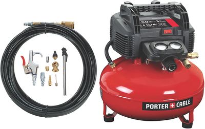 PORTER-CABLE  Oil-Free UMC Pancake Compressor with 13-Piece Accessory Kit On Sale for $ 169.99 at Amazon Canada