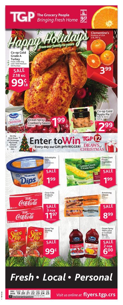 TGP The Grocery People Flyer December 19 to 25