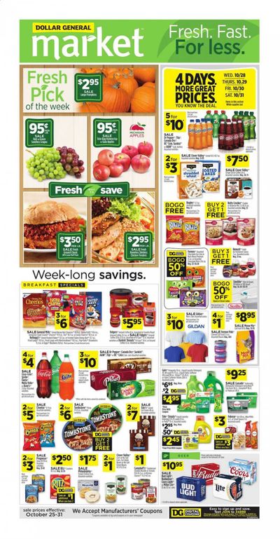 Dollar General (KY) Weekly Ad Flyer October 25 to October 31