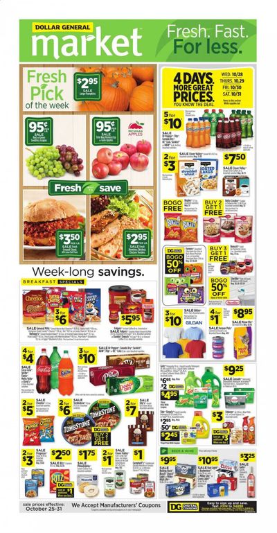 Dollar General (FL) Weekly Ad Flyer October 25 to October 31