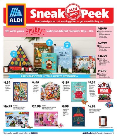 ALDI (MI, OH) Weekly Ad Flyer November 1 to November 7