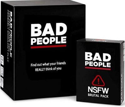 BAD PEOPLE - The Savage Party Game You Probably Shouldn't Play + The NSFW Brutal Expansion Pack For $24.95 At Amazon Canada