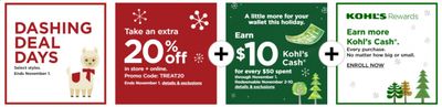 Kohl's Weekly Ad Flyer October 26 to November 1