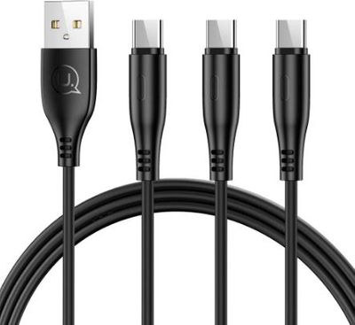 USAMS USB Type C Cable,3pcs/a lot 1m Mobile Phone Cable for Samsung S8 Xiaomi 2A Fast Charging Data USB cable USB C Cable For $2.99 At AliExpress Canada