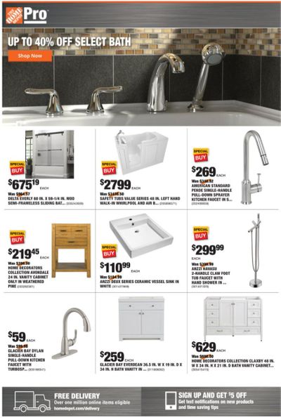 The Home Depot Weekly Ad Flyer October 26 to November 2