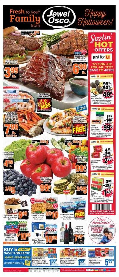 Jewel Osco (IN) Weekly Ad Flyer October 28 to November 3