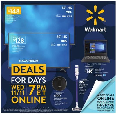 Walmart Weekly Ad Flyer November 11 to November 15