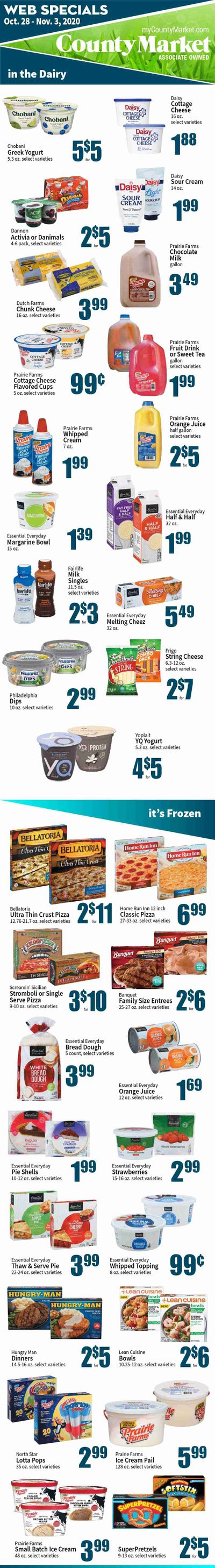County Market Weekly Ad Flyer October 28 to November 3