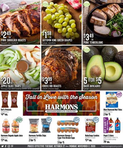 Harmons Weekly Ad Flyer October 27 to November 2