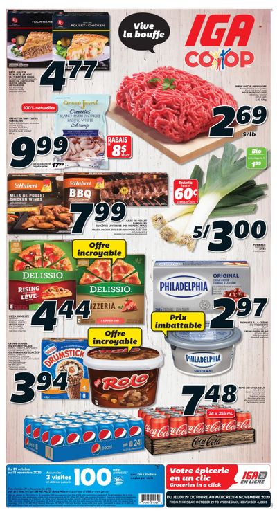 IGA (NB) Flyer October 29 to November 4