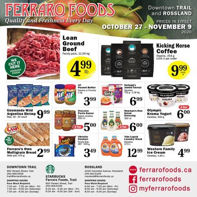 Ferraro Foods Flyer October 27 to November 9