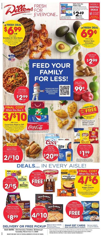 Dillons (KS) Weekly Ad Flyer October 28 to November 3