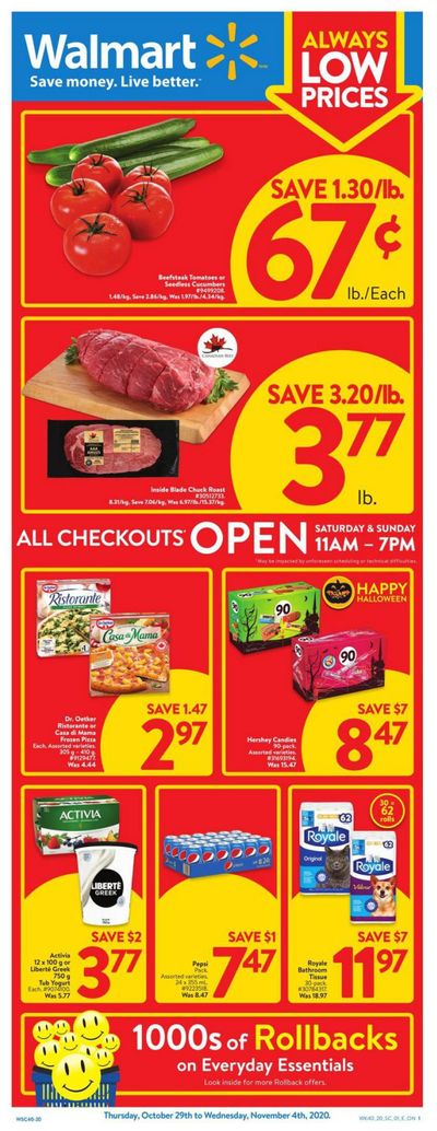 Walmart (ON) Flyer October 29 to November 4