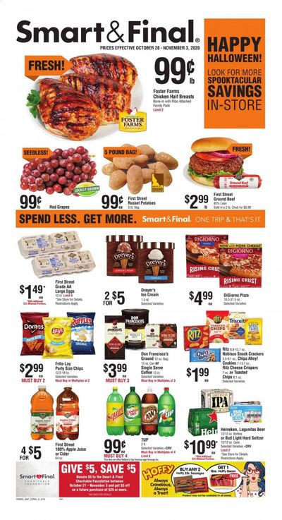 Smart & Final (AZ, CA, NV) Weekly Ad Flyer October 28 to November 3