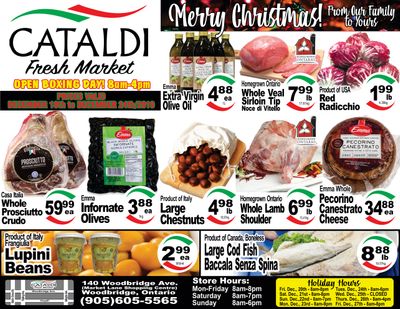 Cataldi Fresh Market Flyer December 18 to 24