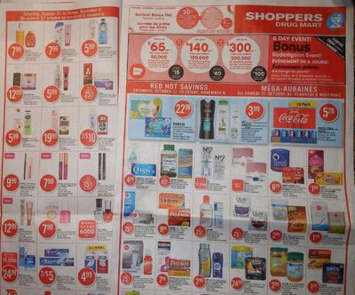 Shoppers Drug Mart Canada: Bonus Redemption + Loadable 20x Offer
