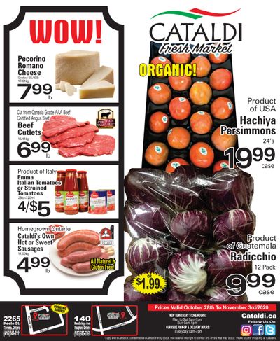 Cataldi Fresh Market Flyer October 28 to November 3