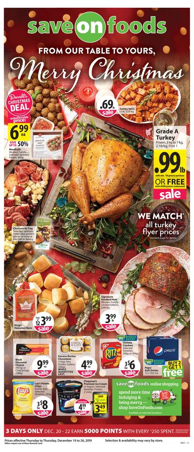 Save on Foods (BC) Flyer December 19 to 25