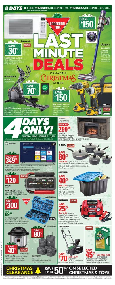 Canadian Tire (West) Flyer December 19 to 26