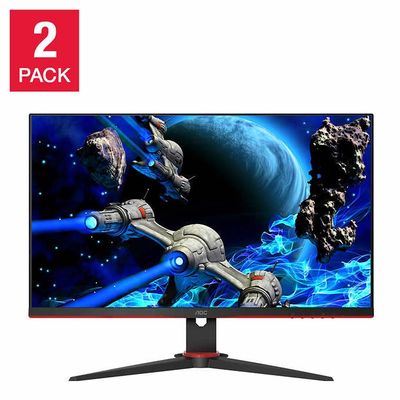 AOC 24G2E5 24 in. FHD IPS Monitor with AMD FreeSync (1920 × 1080), 2 Pack On Sale for $289.99 (Save $60.00) at Costco Canada