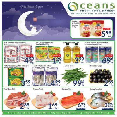 Oceans Fresh Food Market (Brampton) Flyer September 13 to 19