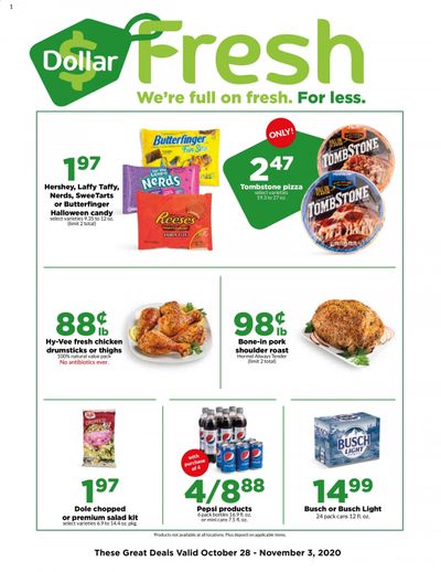 Hy-Vee (IA) Weekly Ad Flyer October 28 to November 3