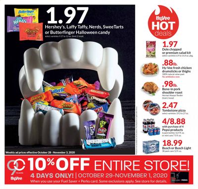 Hy-Vee (IA, IL, KS, MN, MO, NE, SD, WI) Weekly Ad Flyer October 28 to November 3