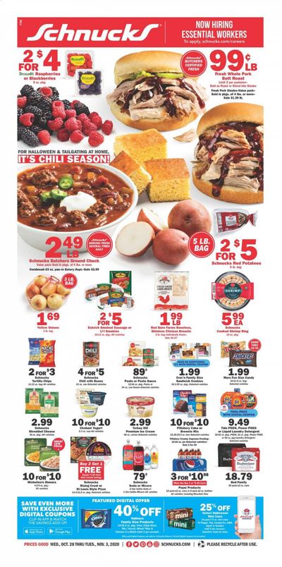 Schnucks (IA, IL, IN, MO, WI) Weekly Ad Flyer October 28 to November 3