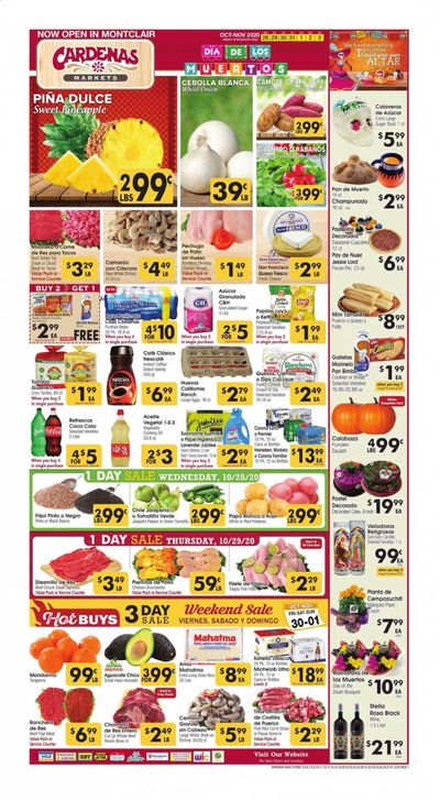 Cardenas (CA, NV) Weekly Ad Flyer October 28 to November 3
