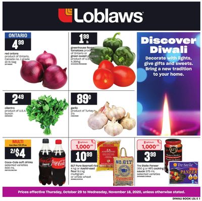 Loblaws (ON) Diwali Flyer October 29 to November 18