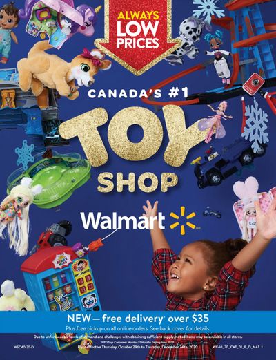 Walmart Toy Shop Flyer October 29 to December 24 Walmart Toy Shop Flyer October 29 to December 24