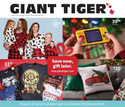 Giant Tiger Christmas Gifts Flyer October 28 to November 10