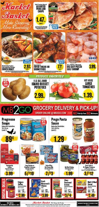 Market Basket (LA, TX) Weekly Ad Flyer October 28 to November 3