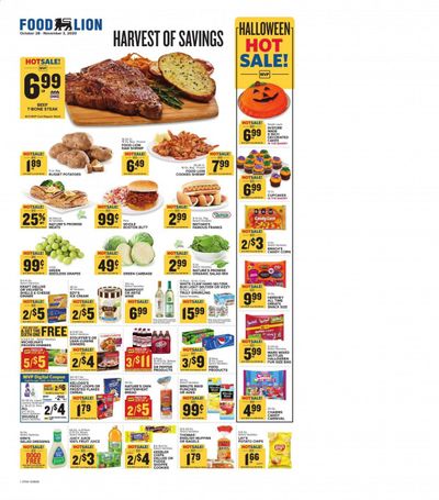 Food Lion (TN) Weekly Ad Flyer October 28 to November 3