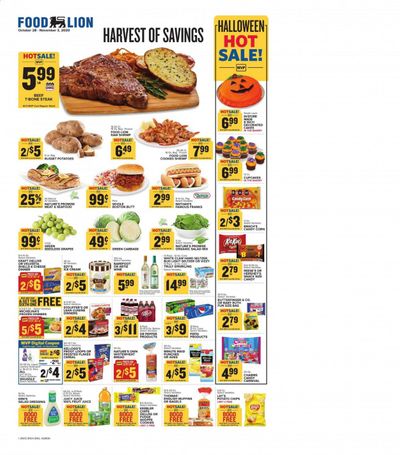 Food Lion (NC) Weekly Ad Flyer October 28 to November 3