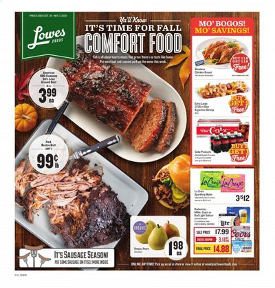 Lowes Foods Weekly Ad Flyer October 28 to November 3