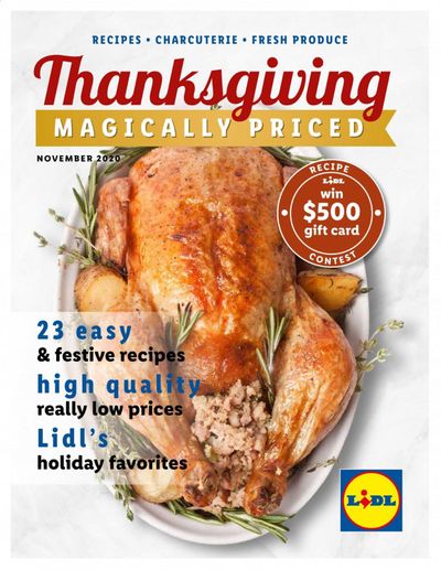 Lidl Weekly Ad Flyer October 28 to November 27