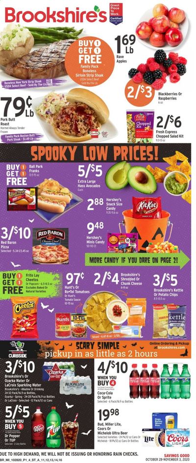Brookshires Weekly Ad Flyer October 28 to November 3