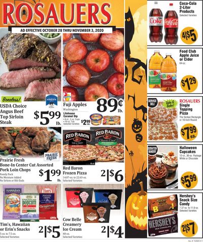 Rosauers Weekly Ad Flyer October 28 to November 3