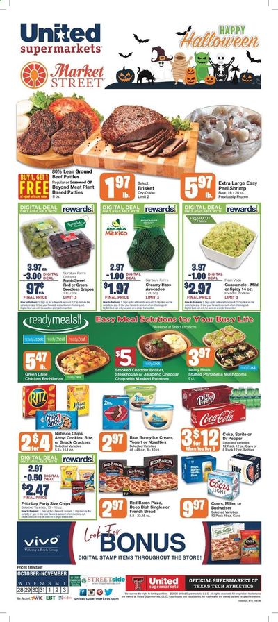 United Supermarkets Weekly Ad Flyer October 28 to November 3