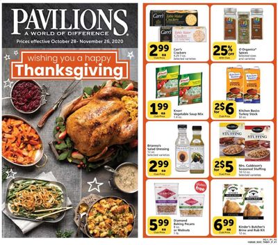 Pavilions (CA) Weekly Ad Flyer October 28 to November 26
