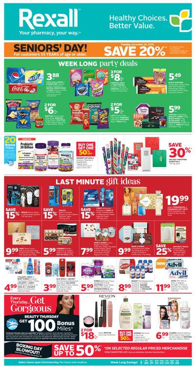 Rexall (West) Flyer December 20 to 26