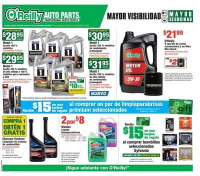 O'Reilly Auto Parts Weekly Ad Flyer October 28 to November 4