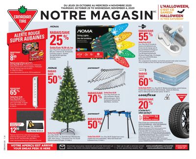 Canadian Tire (QC) Flyer October 29 to November 4