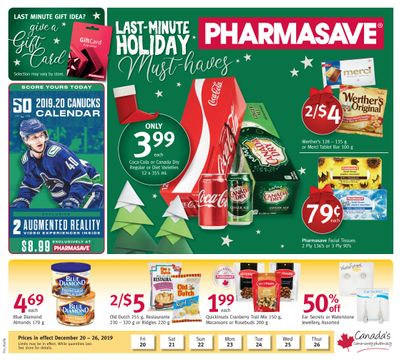 Pharmasave (BC) Flyer December 20 to 26